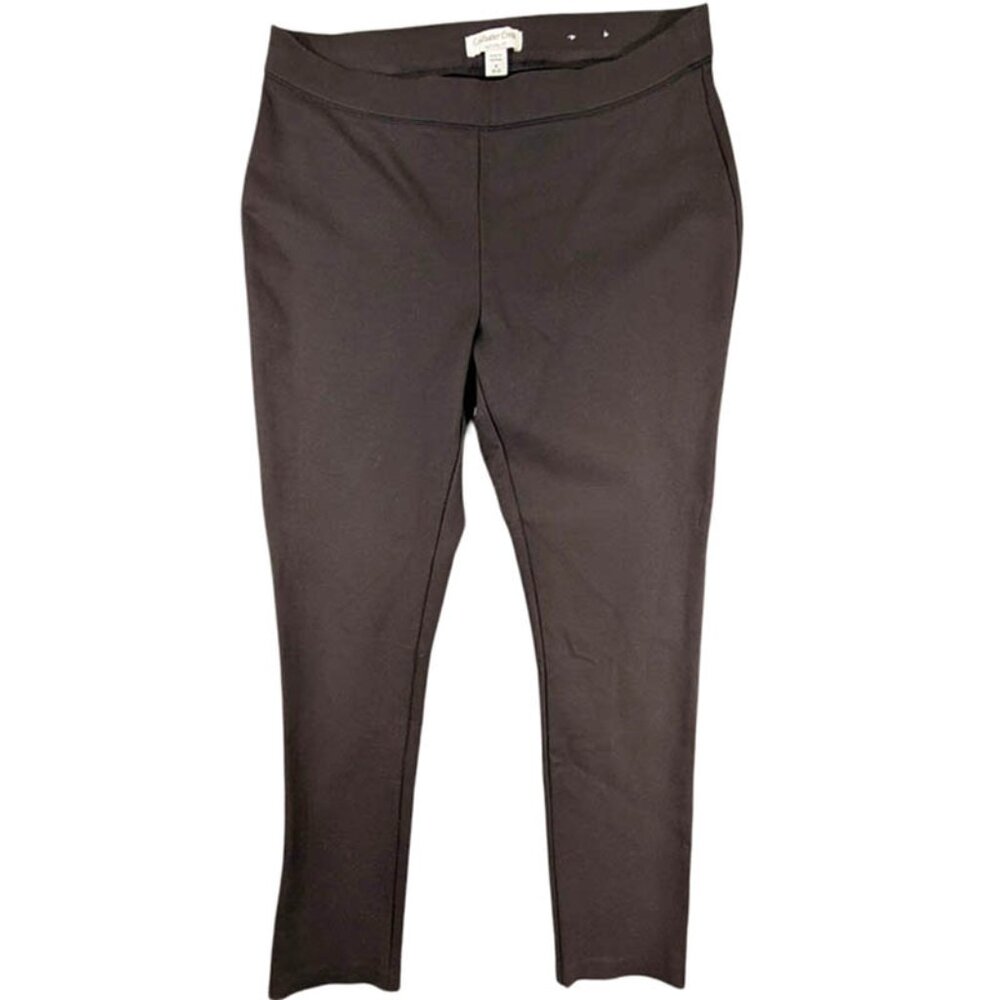 Coldwater Creek Pants Womens M 10-12 Brown Trousers Stretch Capsule Career